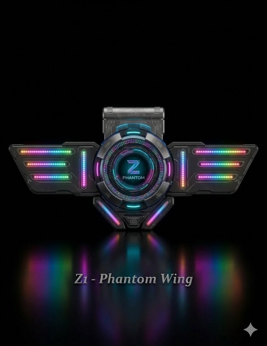 ZARIYA Z1 Phantom Wing badge worn on chest
