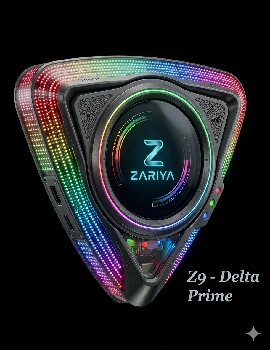 ZARIYA Z9 Delta Prime Badge with RGB LED Ring